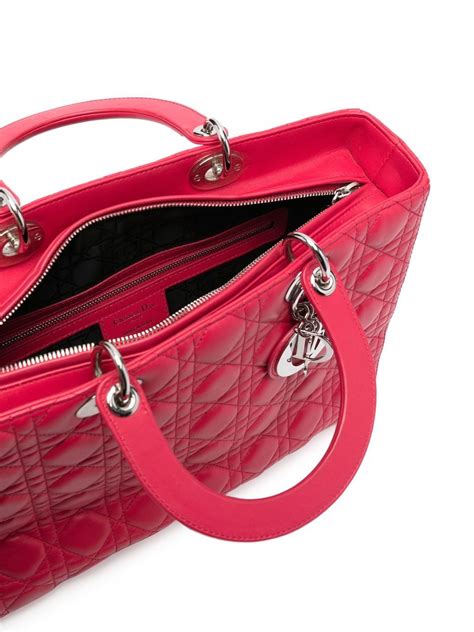 lady dior red review|pre owned Lady Dior bag.